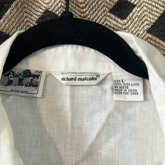 Richard Malcom Irish linen sleeveless top. - Picture 2 of 4